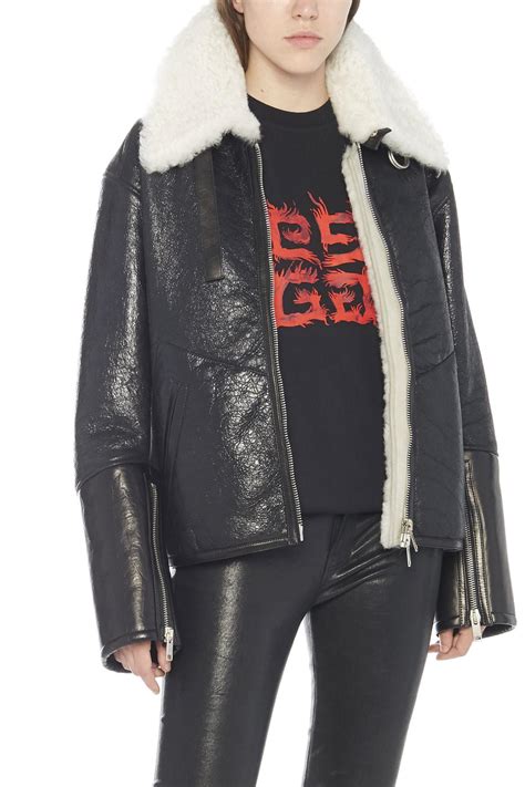 givenchy shearling jacket